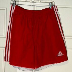 Red Adidas Athletic Shorts